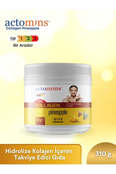 actomins ® Ananas Aromalı Kolajen 3'lü Paket