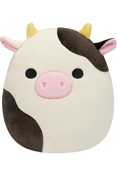Squishmallows Connor the Black and White Cow Plush Doll SQCR05373, Multi-color, 19 cm