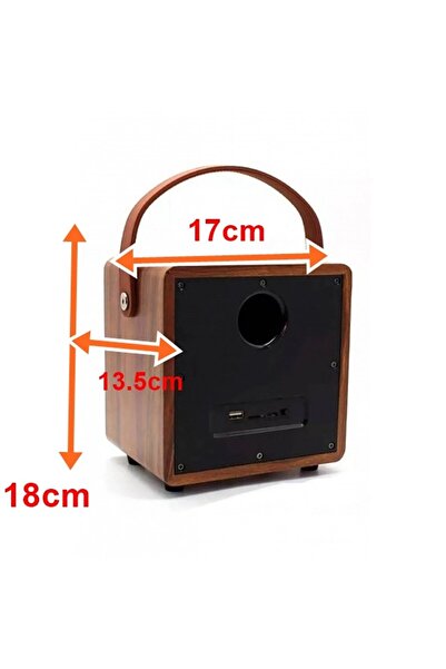 NEVARSA KTS-1687 Ahşaptan Ses Değiştirme Modlu Kablosuz Mikrofonlu Karaoke Seti Bluetooth Hoparlör sd usb