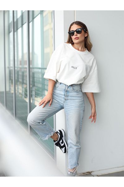 hillswomanstore Tricou unisex din țesătură 100% bumbac cu imprimeu oversize Hills