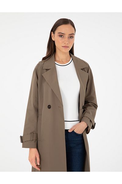 Pierre Cardin Khaki Trench Coat 50290319 -Vr027