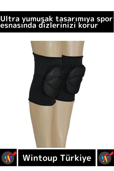 Wintoup Luxery Custom Production Flexible Soft Protective Unisex Volleyball Football Knee Pad