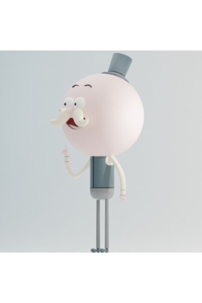 Lineex Art Sürekli Dizi Pops Figür 26cm Dev Boy - Regular Show Pops Figure