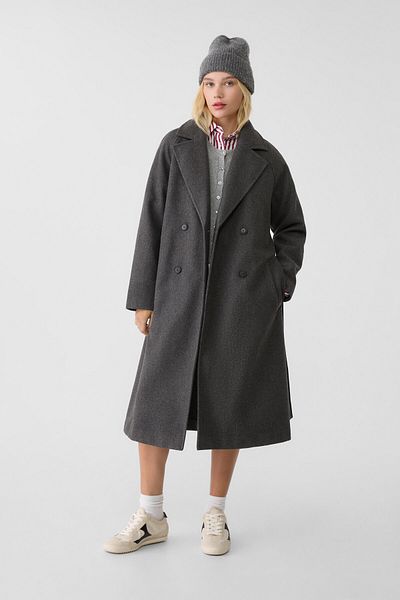 Stradivarius Soft-touch trench coat