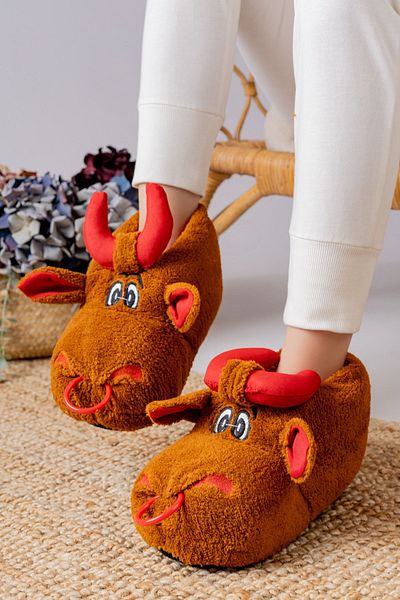 Nmoda Unisex Animal Slippers Home Παπούτσια Ηχομονωτική σόλα