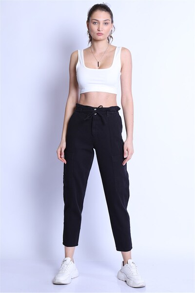 Twister Jeans Kadın Pantolon Bp 9382 Non-denim Sıyah