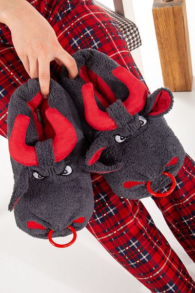 Nmoda Unisex Animal Slippers Home Παπούτσια Ηχομονωτική σόλα