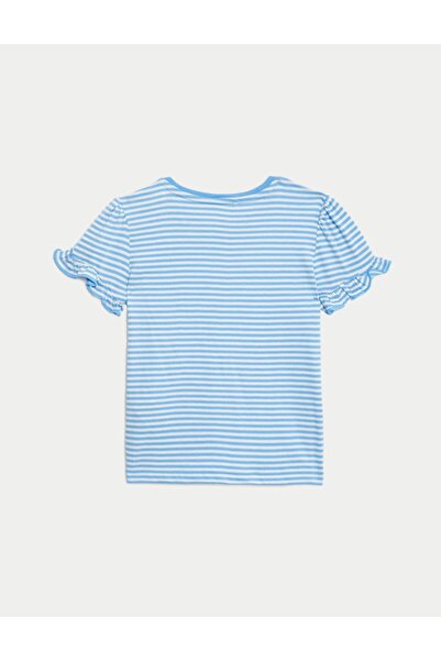 Marks & Spencer Saf Pamuklu 2'li Kısa Kollu T-Shirt (0-3 Yaş)