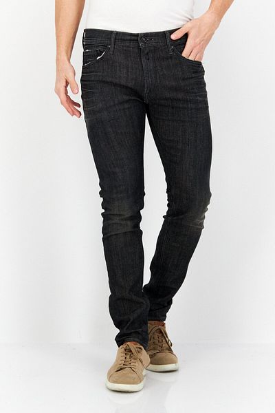 Replay Men Skinny Fit Wash Stretchable Denim, Black