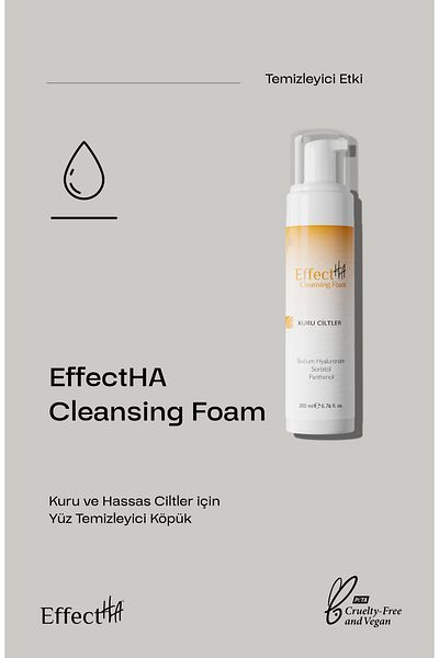 EffectHA Facial Cleansing Foam - For Dry and Sensitive Skin