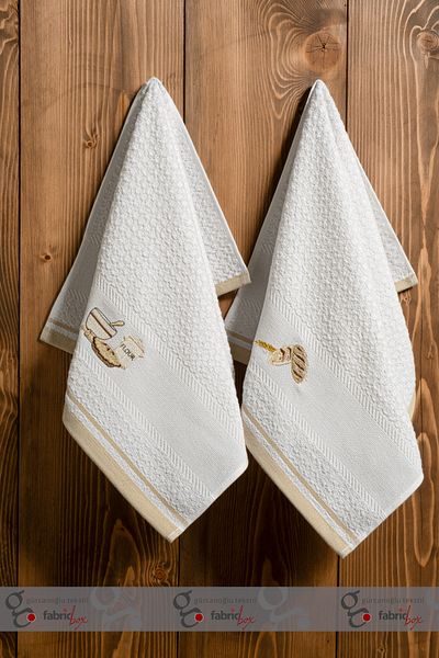 Fabric Box 2 части 30 x 50 см кърпа за чай Салфетка Кухненска салфетка за сервиране