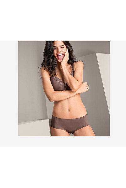 Tchibo Women 2pcs Plain Panties, Nougat Brown