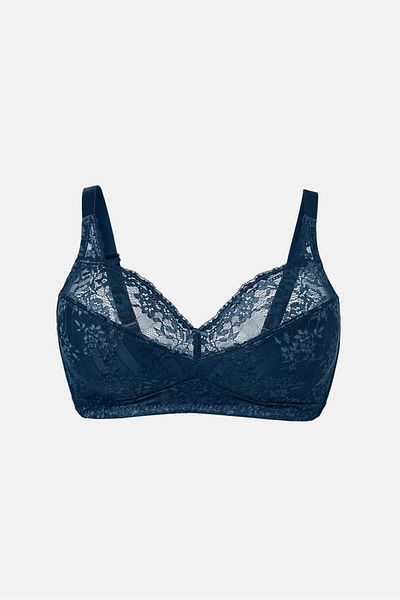 Tchibo Women Non Padded Non Wire Soft Bra, Navy