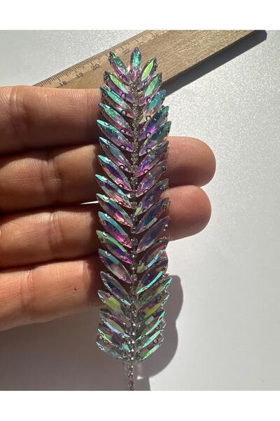 KARAASLAN Kristal Taşlı Janjanlı Motif Yapıştırma