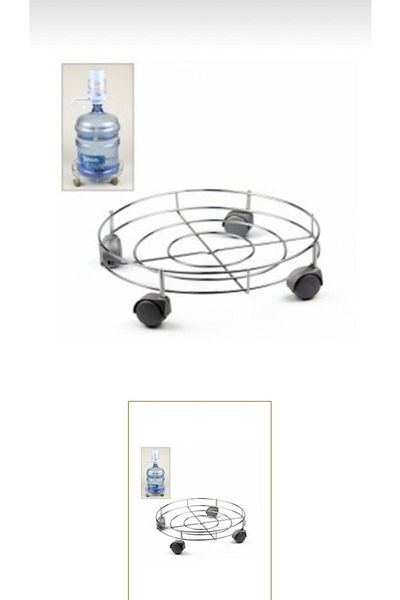 LeesHome Carboy Tube Flower Pot Base Wheeled Carrying Apparatus