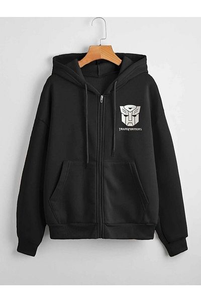yueswear Ζακέτα Unisex 2ip Knitted Fabric Transformers Printed