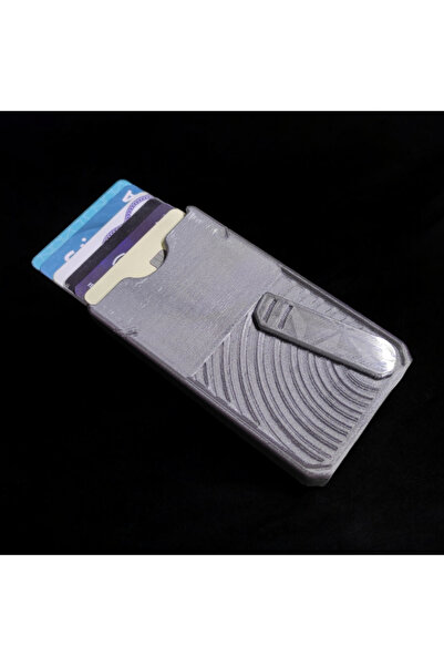 KARA 3D Kayar Mekanizmalı Kartlık Wallet 6 Kart Kapasiteli Kartlık Plastik