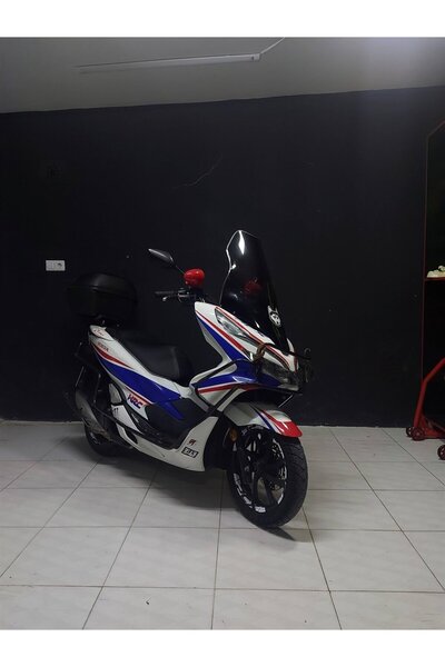 Motiker Honda PCX Uyumlu Beyaz Sticker Etiket Full Takım Modeli