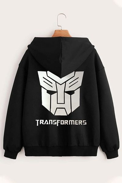 yueswear Ζακέτα Unisex 2ip Knitted Fabric Transformers Printed