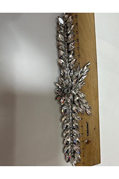 KARAASLAN Kristal Taşlı Gümüş Motif Yapıştırma