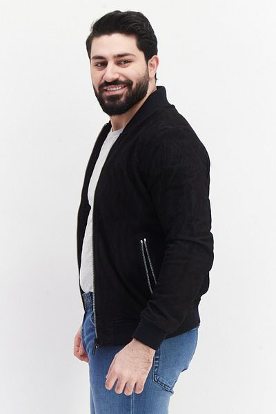 Antony Morato Men Plain Jacket Shirt, Black