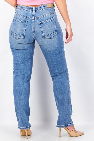 Esprit Women Regular Fit Washed Denim Jeans, Blue