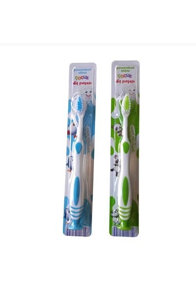 POWERDENTSHINE Powerdent Children's Toothbrush (2 Pieces)