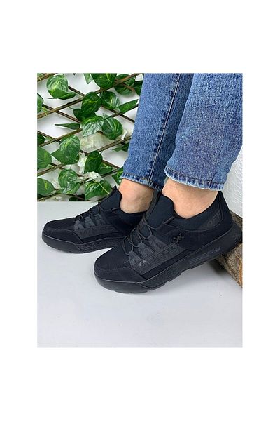 Wickers WİCKERS_M спОР_CИТ_2300 BLACK_SMOKEED NUBUCK PANTOF DE SPORT DE ZILNIC
