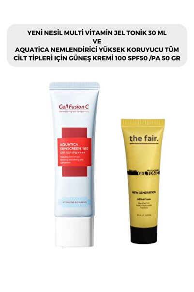 the fair. the fair. Multi Vitamin Jel Tonik 30 ml ve Cell Fusion C AQUATICA G...