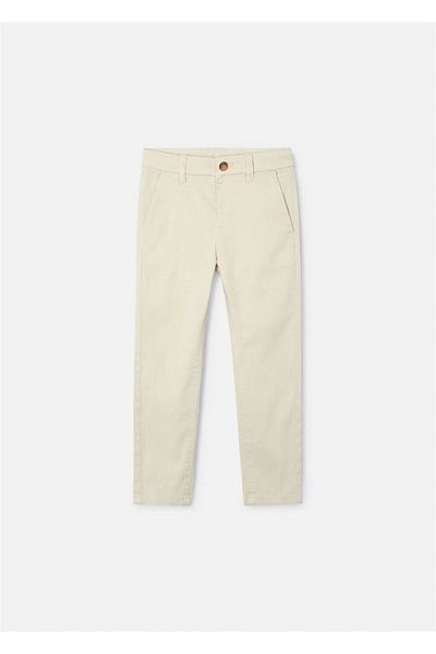 MAYORAL Pantaloni de bază de culoare crem pentru băiat 513