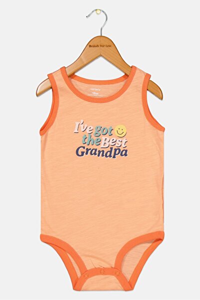 Carter's Toddlers Girl Printed Rompers, Peach