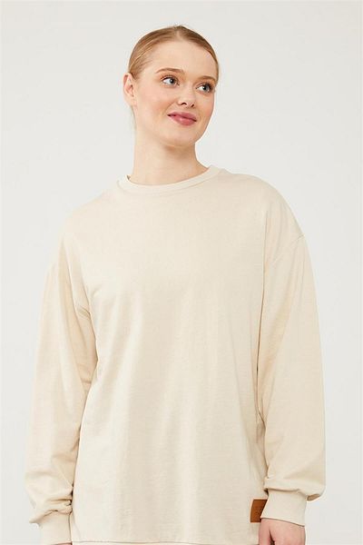 Levidor shirtLevidor Benetton – Geripptes Basic-Sweatshirt mit Fahrradkragen