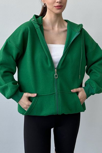 Slim'N Lift Oversize Φούτερ με κουκούλα με τρεις κλωστές