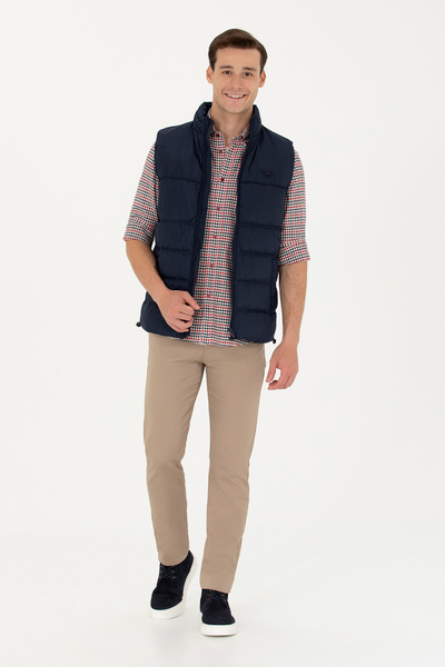U.S. Polo Assn. Erkek Lacivert Yelek 50270696-VR033