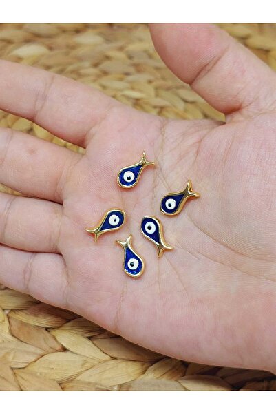 Yasamtohumu Pozlaćeni mornarsko plavi riblji srednji uređaj/2 komada (53228)