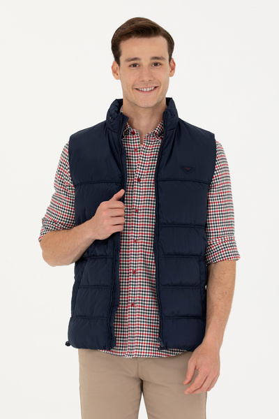 U.S. Polo Assn. Erkek Lacivert Yelek 50270696-VR033