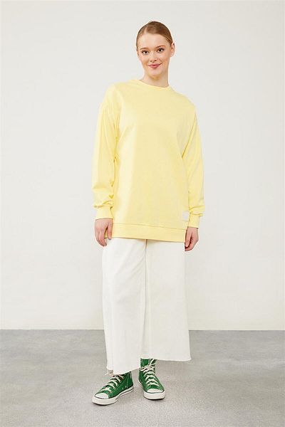 Levidor shirtLevidor Benetton – Geripptes Basic-Sweatshirt mit Fahrradkragen