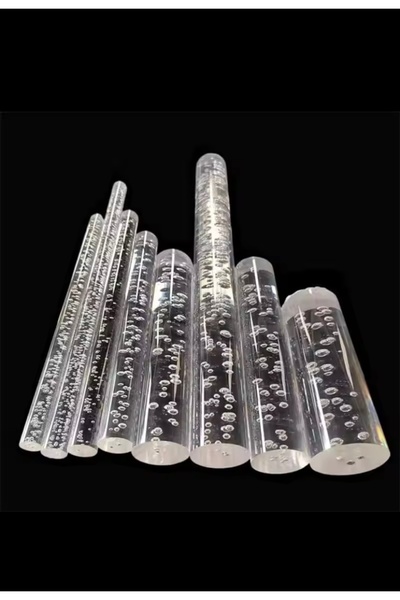ipeksi pleksi Şeffaf Akrilik Yuvarlak Köpük Çubuk 30 Mm, 100 Cm, Dayanıklı Ve...