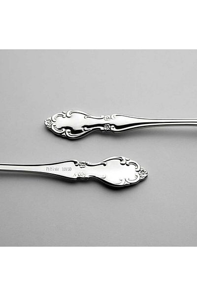 Nehir Adriana Sade 89 Piece Fork Spoon Knife Set for 12 People with Leather Box