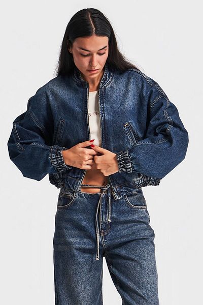 its basic Jachetă de damă T.Jeans Biker Fit, cu croiala lejeră