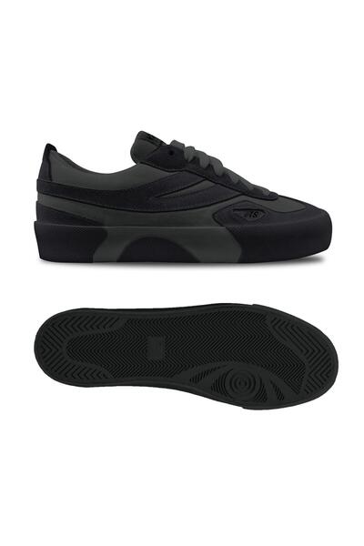 Superga 1499 9ts Court Unisex Gri-Siyah Bileksiz Sneaker