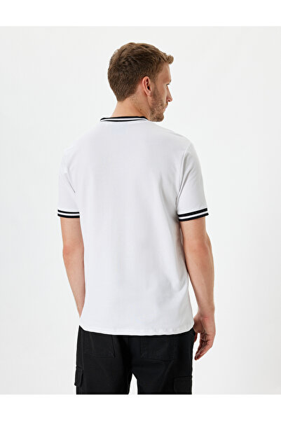 Koton Βαμβακερό κοντομάνικο μπλουζάκι με άδεια Donald Duck - Crew Neck