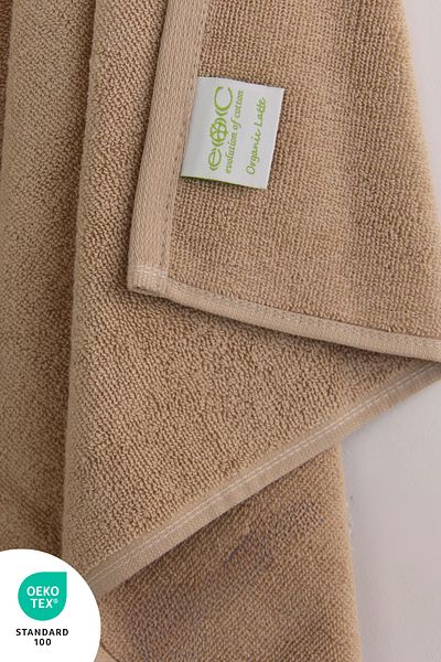 EVTEKS 100% Cotton Large Size Bathroom Beach Towel Milky Brown - 70x150