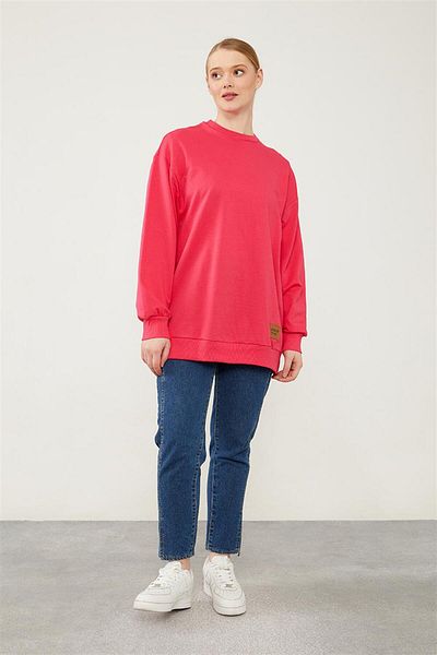 Levidor shirtLevidor Benetton – Geripptes Basic-Sweatshirt mit Fahrradkragen