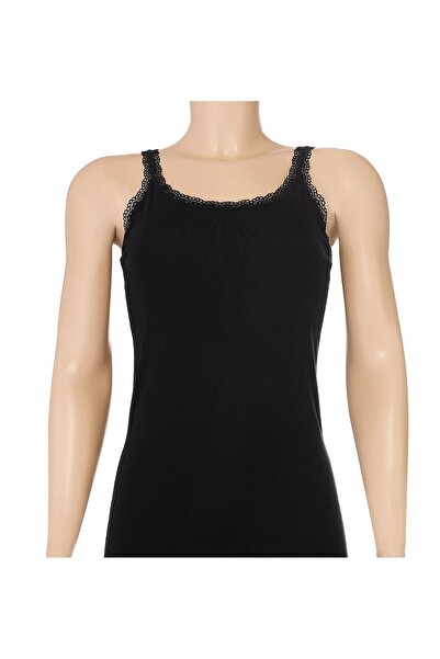 Yıldız Çamaşır 6 штук %92 бавовна %8 лайкра, жіночі майки з мереживною обробкою