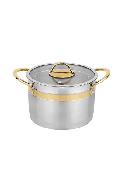 Schafer Golden Line Çelik Tencere Seti-8 Parça-Inox