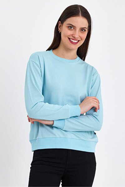 yakamor Дамска блуза с обло деколте от ликра Fiha