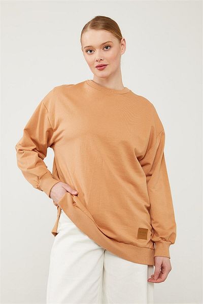 Levidor shirtLevidor Benetton – Geripptes Basic-Sweatshirt mit Fahrradkragen