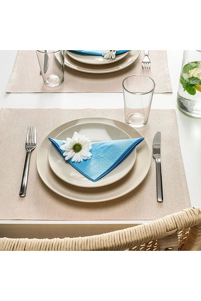 merni Large Blue Colored Paper Napkin 40X40 cm 25 Pieces