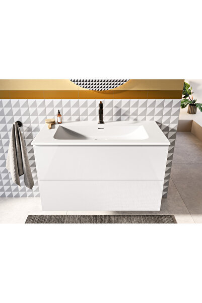 VitrA Suit A4281639 Sink Faucet, Top Control, Glossy Black